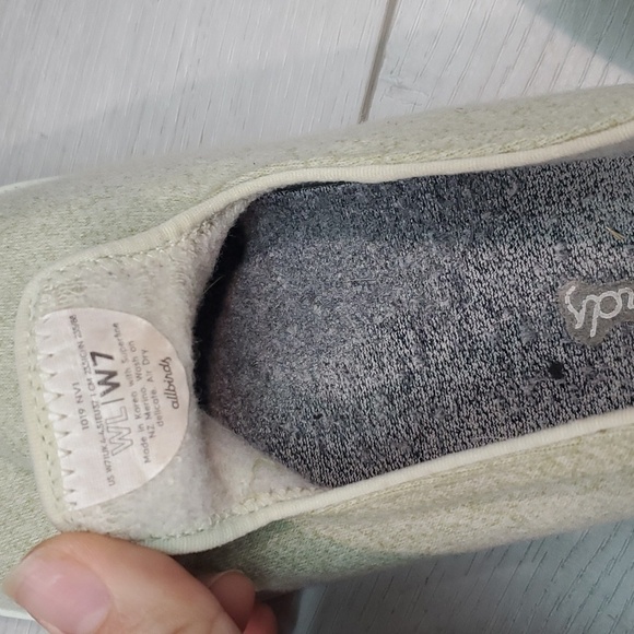 Allbirds Womens Wool Lounger Light Green Loafer Slip on shoes sz 7 - Picture 12 of 12